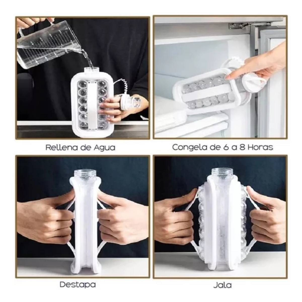 IceBall Bottle™ | Botella Molde para Cubos de Hielo