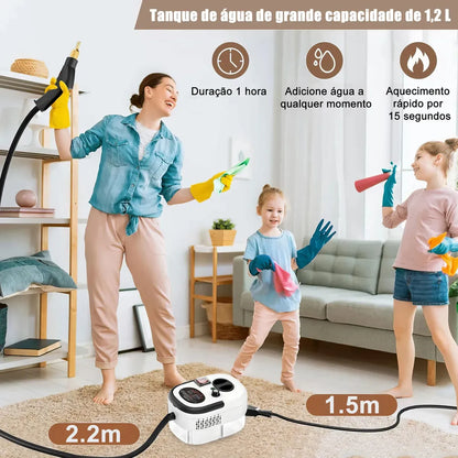 Limpiador A Vapor Presión 2500w - Premium