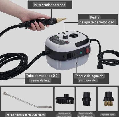Limpiador A Vapor Presión 2500w - Premium