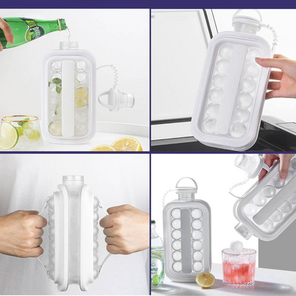 IceBall Bottle™ | Botella Molde para Cubos de Hielo