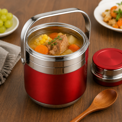 Termo Para Comida 1.3 Litros Acero Inoxidable