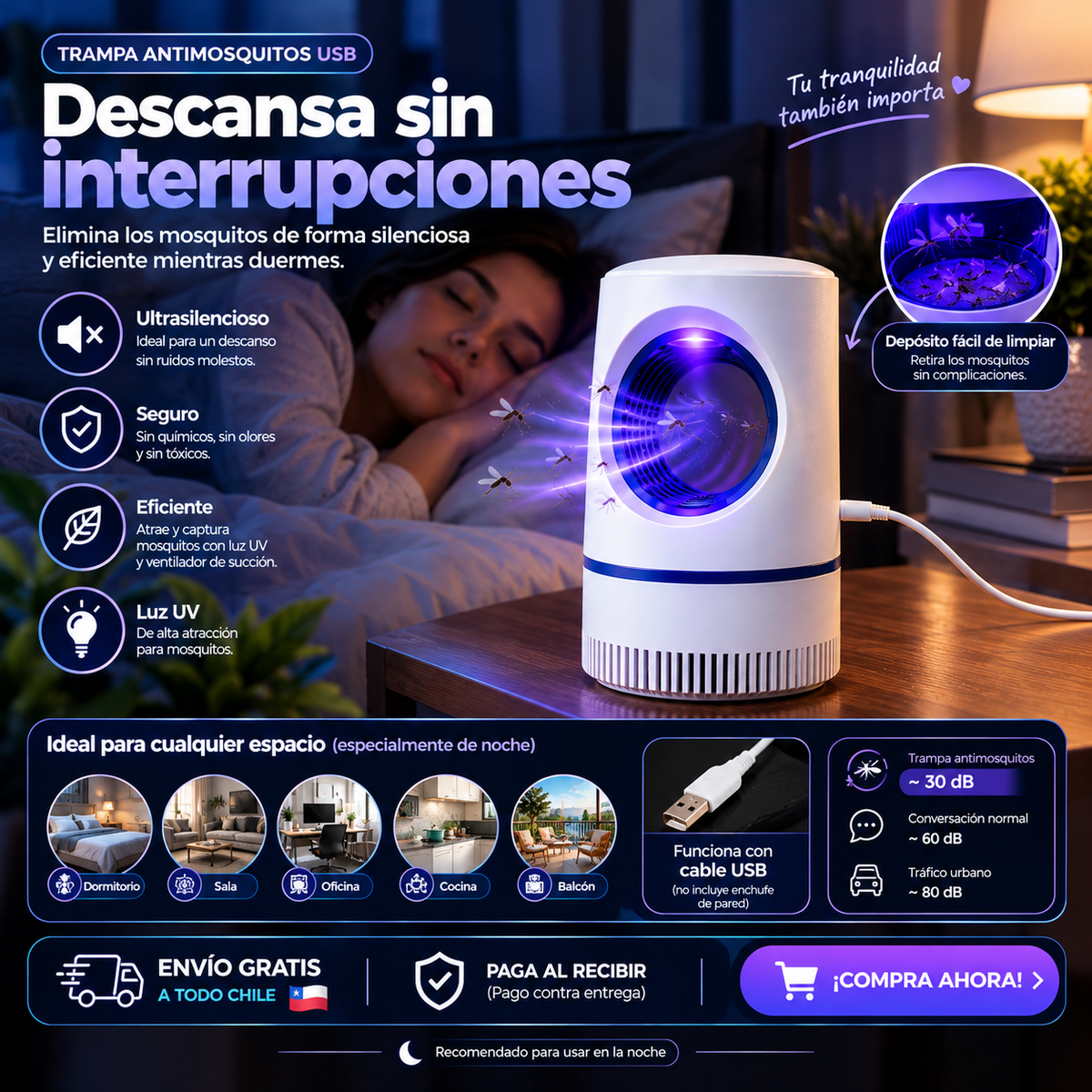 Caja de recolección extraíble