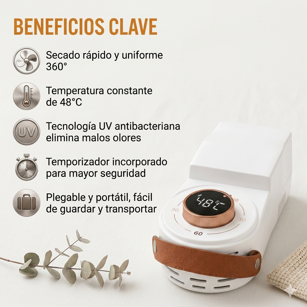 Secador Eléctrico de Zapatos – Secado Rápido y Seguro