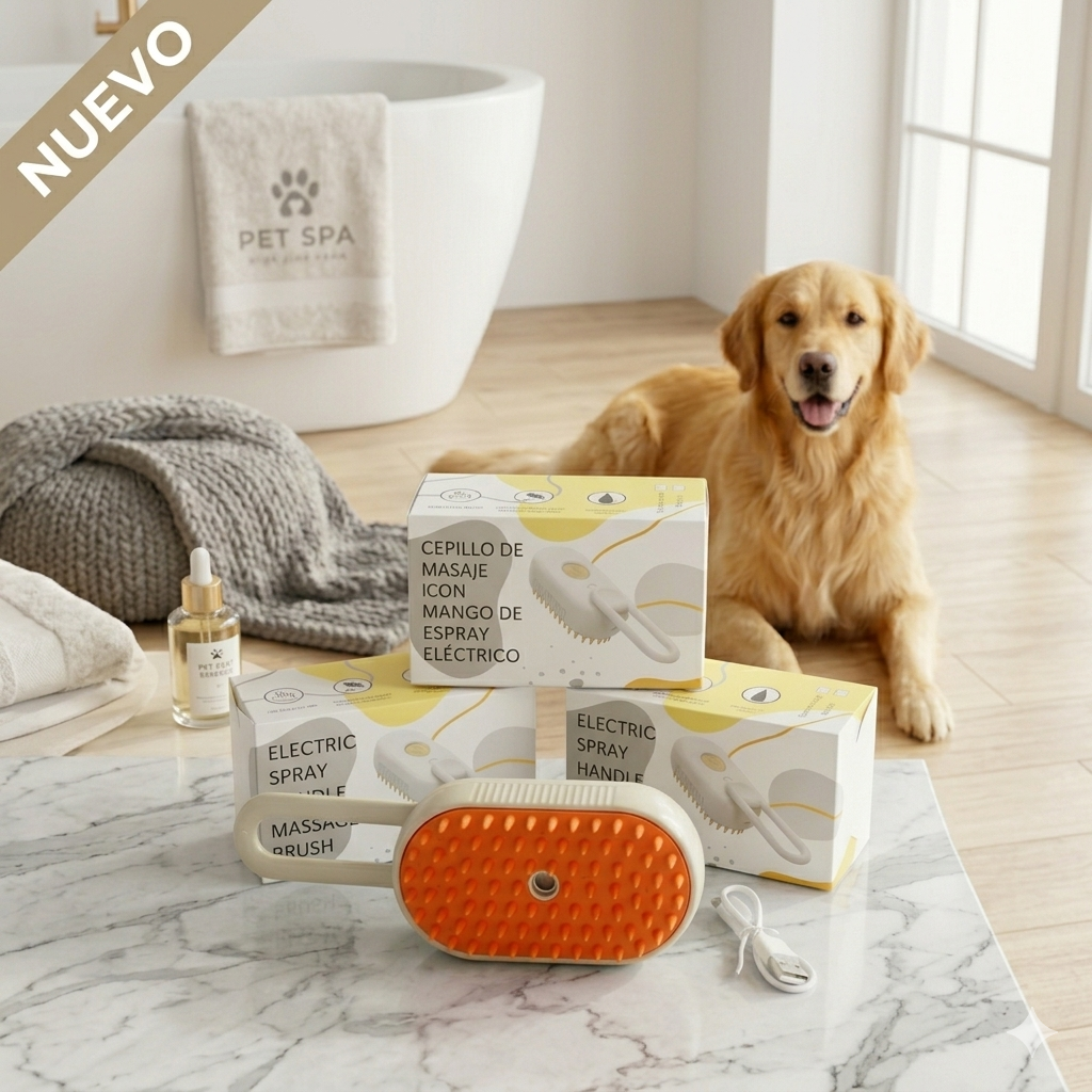 Cepillo Vaporizador para mascotas USB