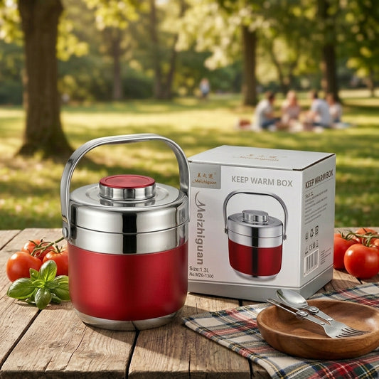 Termo Para Comida 1.3 Litros Acero Inoxidable