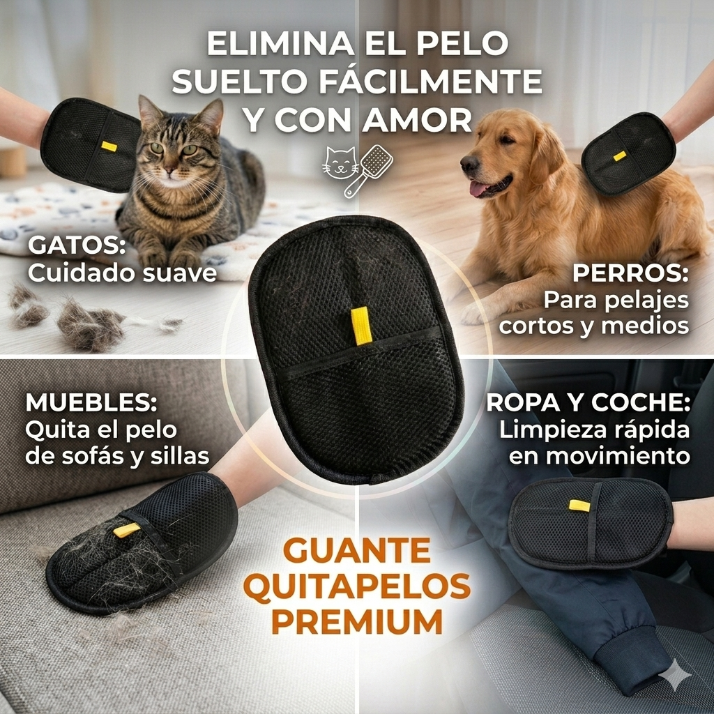 Guante QuitaPelos (Pago Anticipado)
