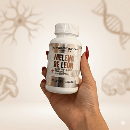 Melena de Leon Fortificada + Magnesio L-Treonato - 60 capsulas