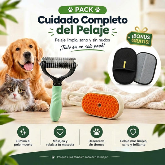 Pack Cuidado del Pelaje para mascotas