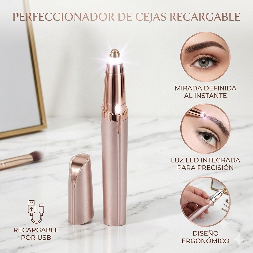 Depiladora Facial Multifunción de precision para Cejas y Rostro