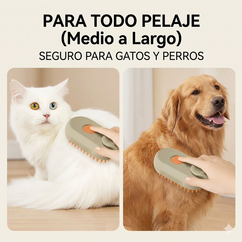 Cepillo Vaporizador para mascotas USB