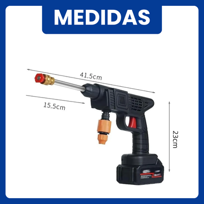 Hidrolavadora Portátil Inalámbrica Pro™ + Maletín de Accesorios + Bateria adicional